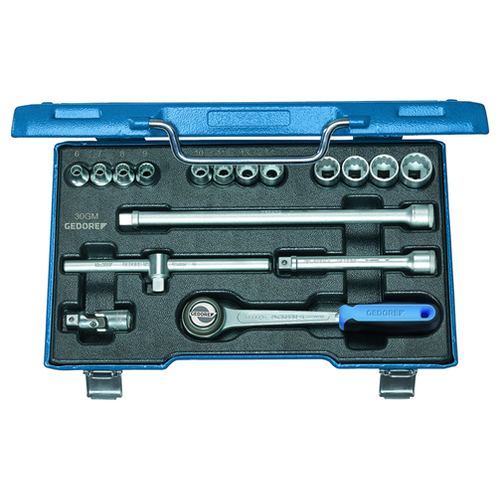 фото Набор торцевых головок 3/8" 6-19 мм, d 30 gmu-3 gedore