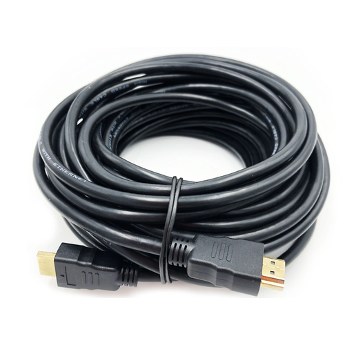 кабель аудио видео hdmi m hdmi m 20м черный Кабель соединительный аудио-видео PREMIER HDMI (m) - HDMI (m) , ver 1.4, 20м, GOLD, черный [5-815 20.0]