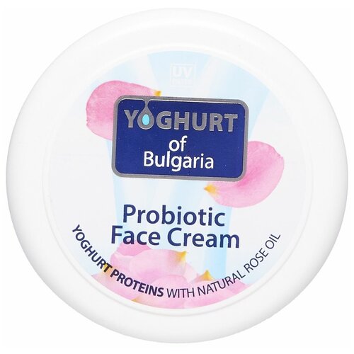 Yoghurt of Bulgaria Probiotic Face Cream Крем для лица пробиотический, 100 мл yoghurt of bulgaria sensitive probiotic night cream крем для лица ночной против морщин пробиотический 50 мл