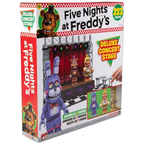 Конструктор McFarlane Toys Делюкс Концертная Сцена 5 ночей с Фредди фнаф (Deluxe Concert Stage Five Nights at Freddy's ) 223 детали