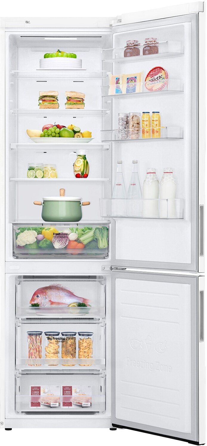Холодильник LG , двухкамерный, графит - фото №10