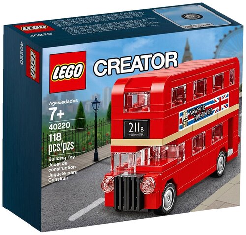 Конструктор LEGO Creator 40220 Лондонский автобус, 118 дет.