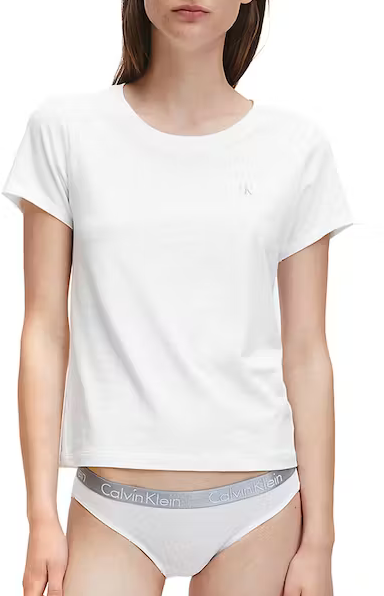 Комплект домашних футболок 2 шт Calvin Klein, Цвет: белый, Размер: M