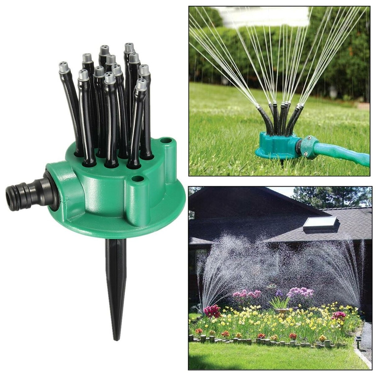 Спринклерный ороситель (дождеватель) Multifunctional Sprinkler 12 в 1 - фотография № 6