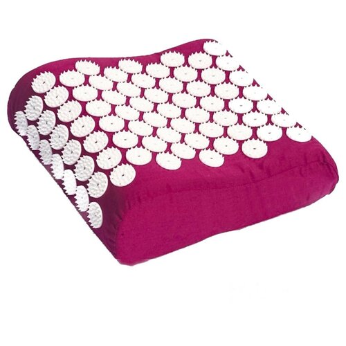 Тривес массажная подушка M-706 32x33x11 см розовый 1470₽