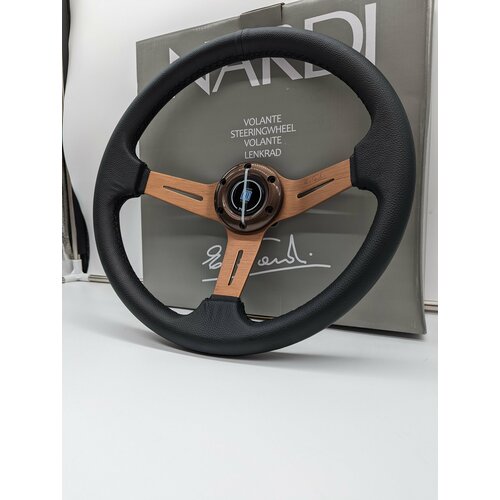 Универсальный гоночный руль с небольшим вылетом кожа TITANIUM 4500₽