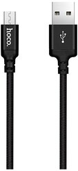 Кабель Hoco X14 Times speed USB - microUSB, 1 м, 1 шт., черный