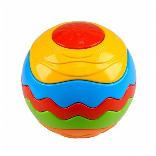 фото Игрушка развивающая мяч-пазл "радуга" playgo play1680