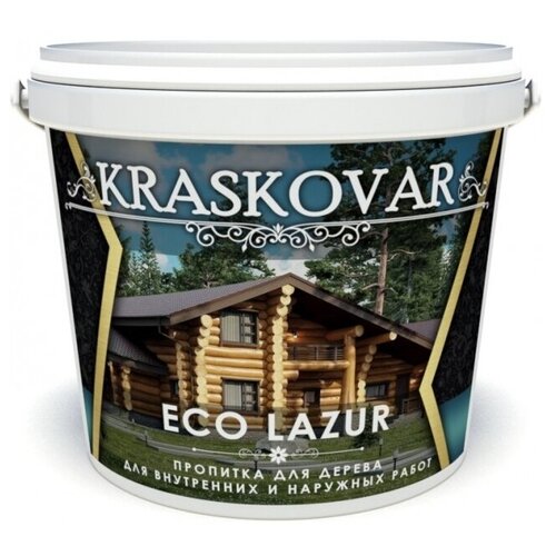 Kraskovar пропитка Eco Lazur, 0.9 л, бесцветный