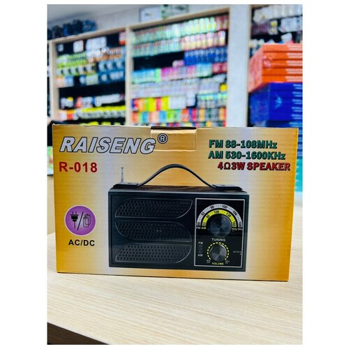 Радиоприемник Raiseng R-018 Black 84900₽