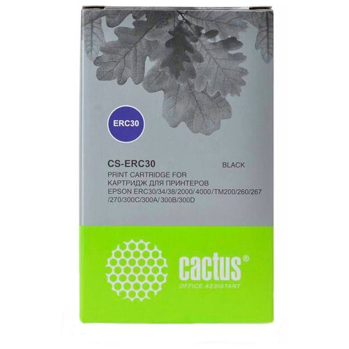 Картридж cactus CS-ERC30, 1000000 стр, черный