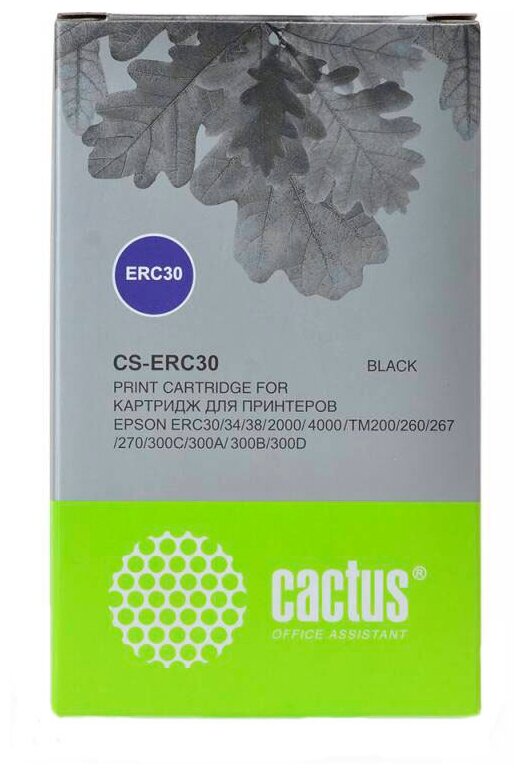 Матричный картридж Cactus CS-ERC30 Black .