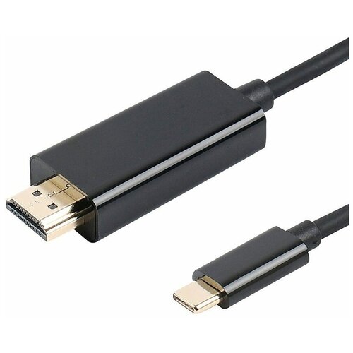 Кабель VCOM USB Type-C - HDMI (CU423C-1M), 1 м, черный кабель usb 2 0 c