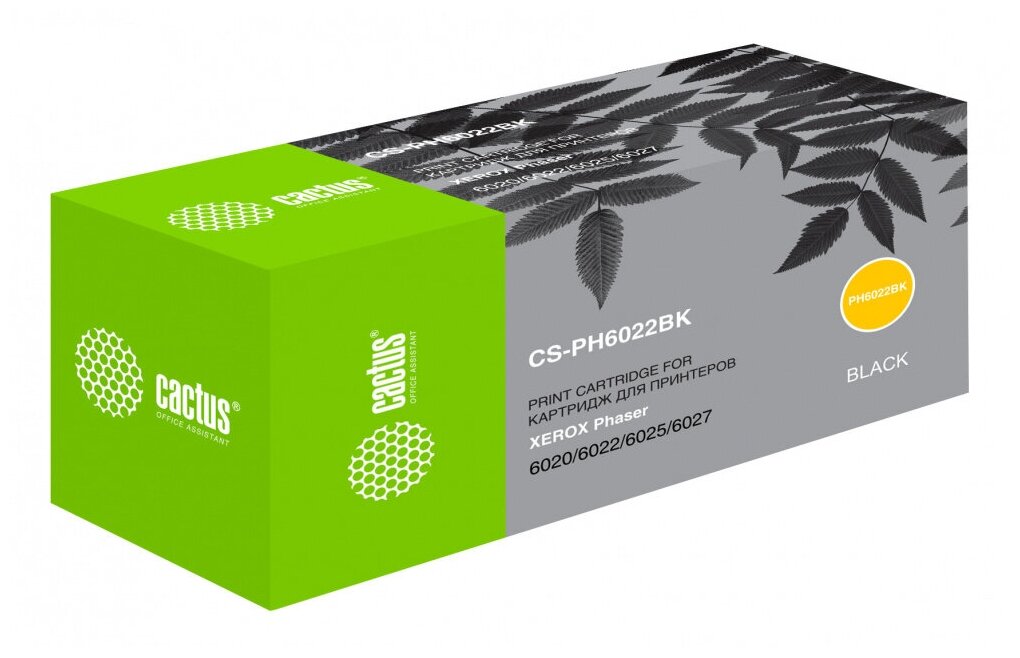 Картридж cactus CS-PH6022BK