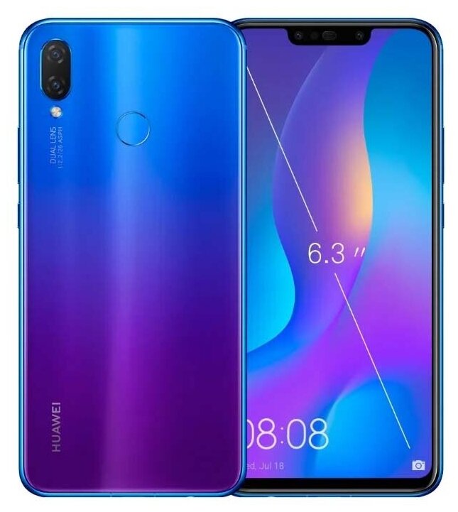 Смартфон HUAWEI Nova 3i 6/128 ГБ CN, Dual nano SIM, пурпурный