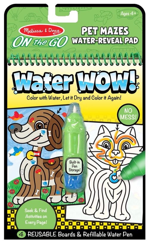 Melissa & Doug Водная раскраска Water Wow! Лабиринты (9484)