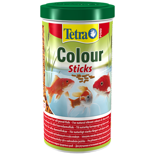 Сухой корм для рыб Tetra Pond Colour Sticks, 1 л, 175 г витамины антиоксиданты минералы awochactive витамин д3 5000