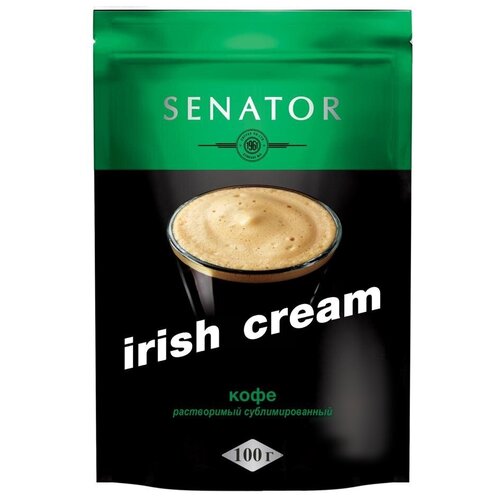 Кофе растворимый сублимированный Senator Irish Cream, пакет 100 гр