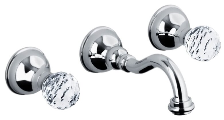Смеситель для раковины Webert Karenina КА750404 Хром/кристаллы Swarovski