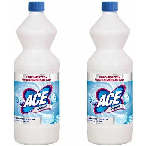 Отбеливатель-пятновыводитель Ace Liquid, 2 шт по 1 л