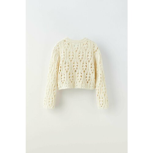 фото Свитер zara, размер 13-14 лет, экрю