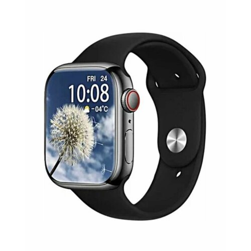 Умные часы HW9 PRO MAX Smart Watch AMOLED 22 iOS Android 3 Ремешка Голосовой помощник Bluetooth Черный 187500₽
