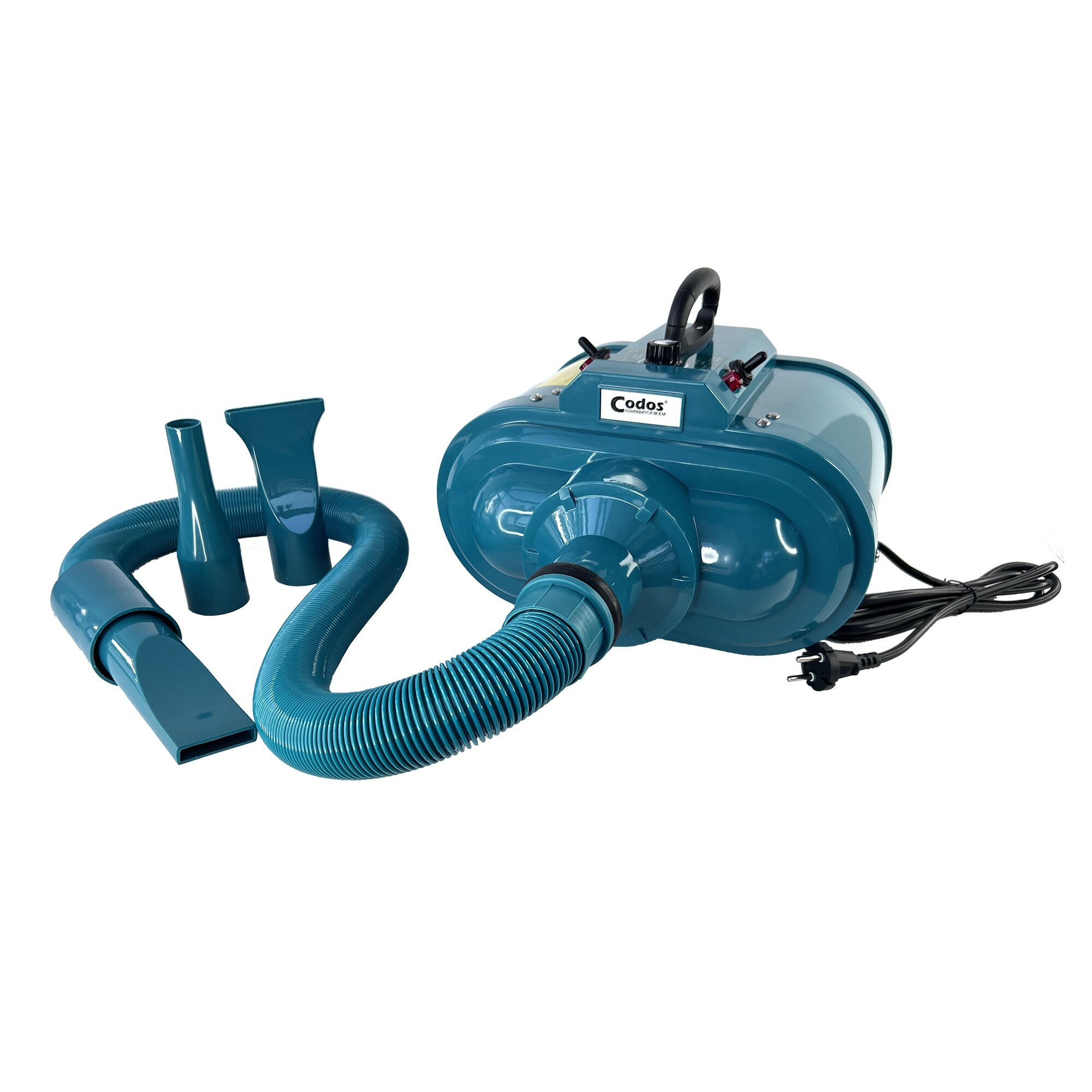 Фен-компрессор для сушки собак и кошек CODOS CP-360D двухмоторный 325249 - фотография № 2