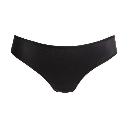 фото Milavitsa трусы слипы со средней посадкой и кружевными вставками classic, размер 90, черный