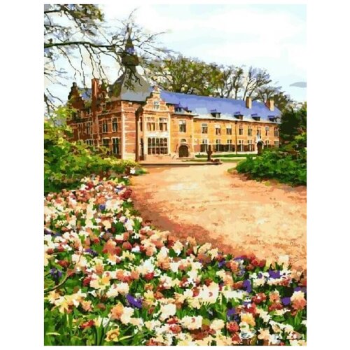 фото Цветной картина по номерам "замок в бельгии" (gx3464)