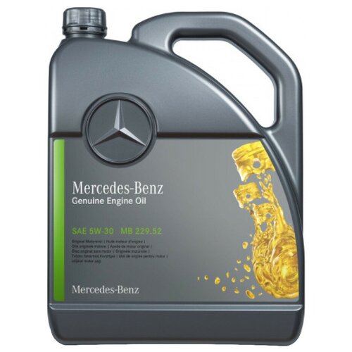 фото Синтетическое моторное масло mercedes-benz mb 229.52 5w-30 5 л