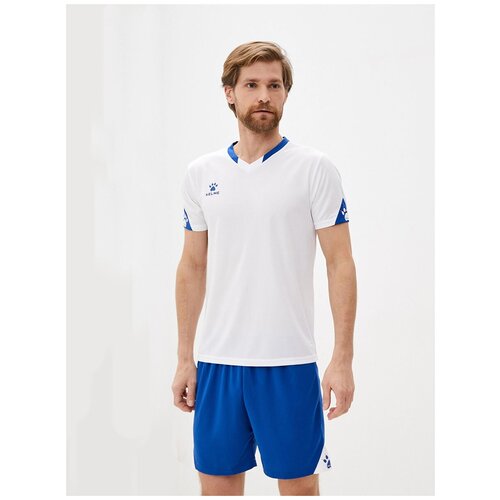 Форма футбольная взрослая KELME, арт. 3801099-104-XL, размер XL, 100% полиэстер, белый-синий