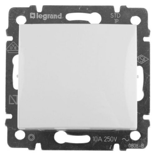 Legrand 774402 Выключатель двухполюсный 10A-Valena-Белый