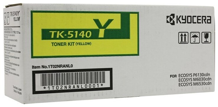 Лазерный картридж Kyocera TK-5140Y (1T02NRANL0) Yellow