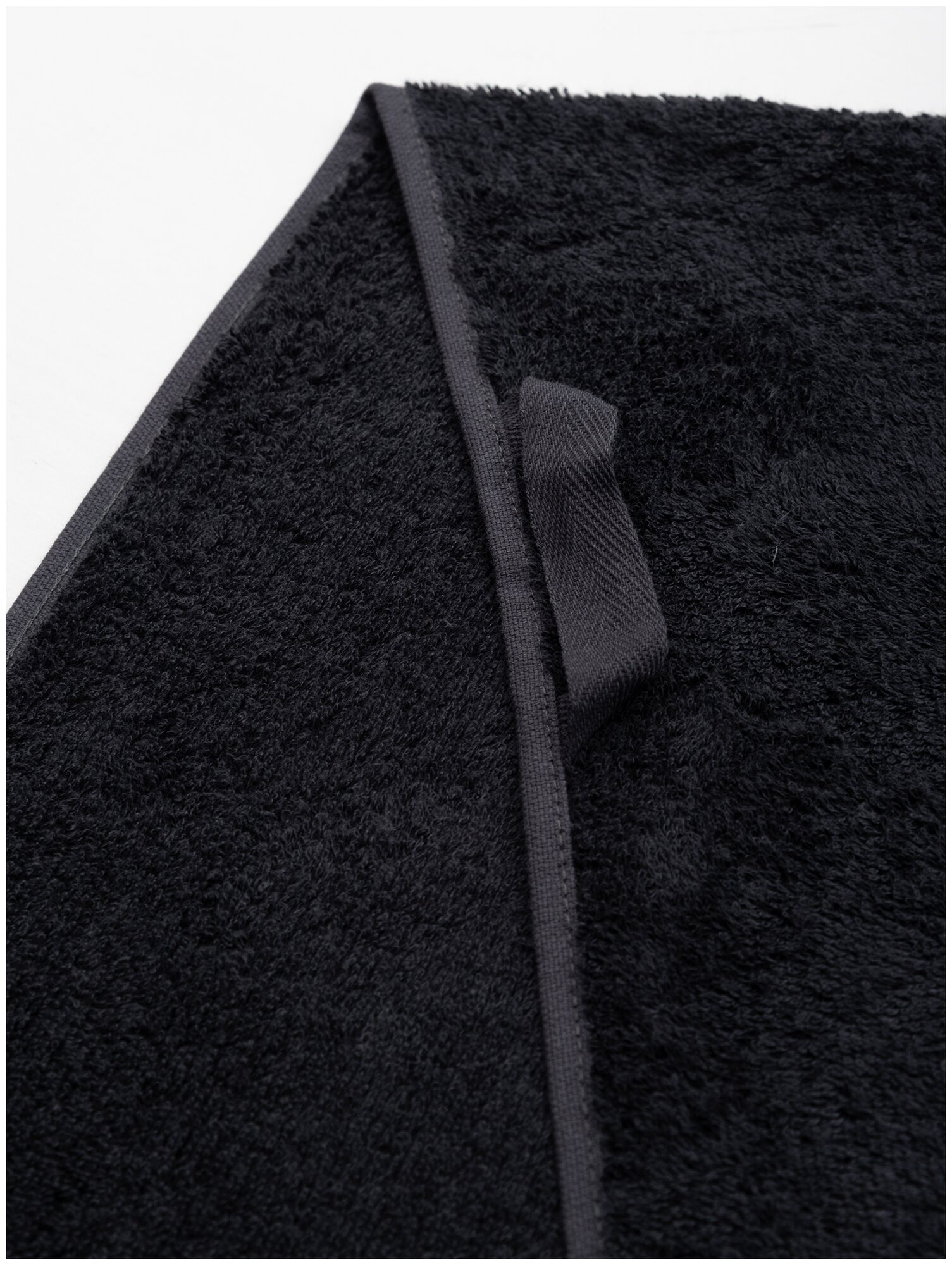 Полотенце махровое для лица и рук, Донецкая мануфактура, Вивиан, 50Х100 см, цвет: черный оникс, 100% хлопок - фотография № 4