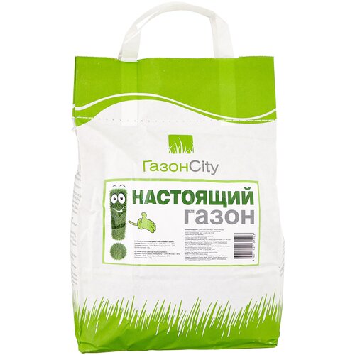 Смесь семян ГазонCity Настоящий газон, 2 кг, 2 кг семена медоносный газон 25 кг