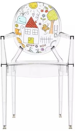 KARTELL Стул детский LOULOU crystal/design