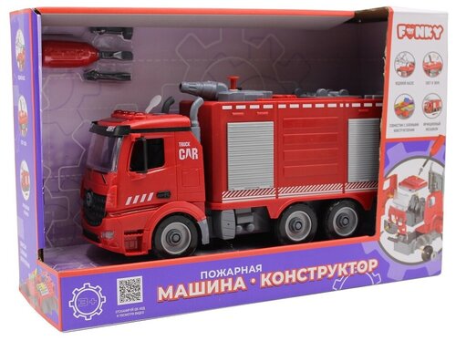 Конструктор Funky Toys Пожарная машина FT61115, 50 дет.