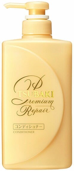 SHISEIDO Кондиционер для восстановления волос TSUBAKI Premium Repair с эффектом кератирования, флакон с дозатором 490 мл.