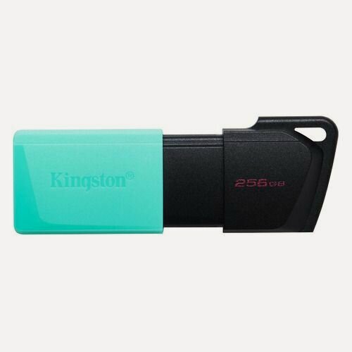 Изображение товара Флешка USB Kingston DataTraveler Exodia M 256ГБ, USB3.0, черный и зеленый [dtxm/256gb]