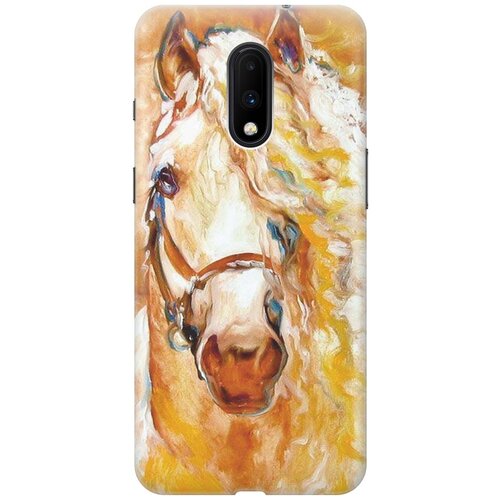 фото Re:paчехол - накладка artcolor для oneplus 7 с принтом "золотистая грива"
