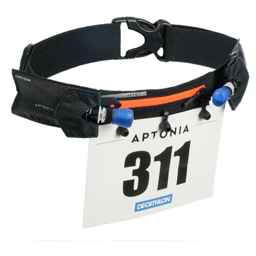 фото Пояс с креплением номера и карманами для гелей для триатлона и марафона aptonia x декатлон decathlon