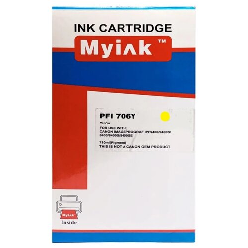 MyInk PFI-706Y, желтый картридж ds imageprograf ipf8400se