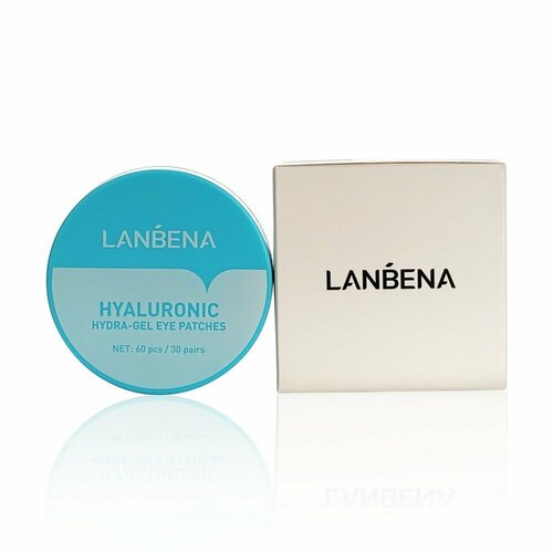 lanbena lanbena гидрогелевые патчи для глаз с гиалуроновой кислотой Патчи LANBENA Hyaluronic Acid Увлажняющие гидрогелевые патчи с гиалуроновой кислотой, 60 шт