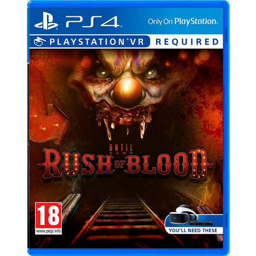 Игра Until Dawn: Rush of Blood VR для PlayStation 4 игра assassins creed 3 iii обновленная версия playstation 4 русская версия