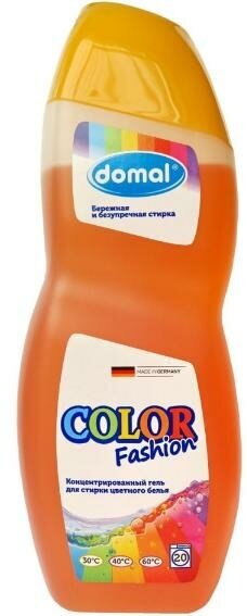 Domal Color Washgel Концентрированный гель для стирки цветного белья с активной формулой защиты цвета 750 мл на 20 стирок