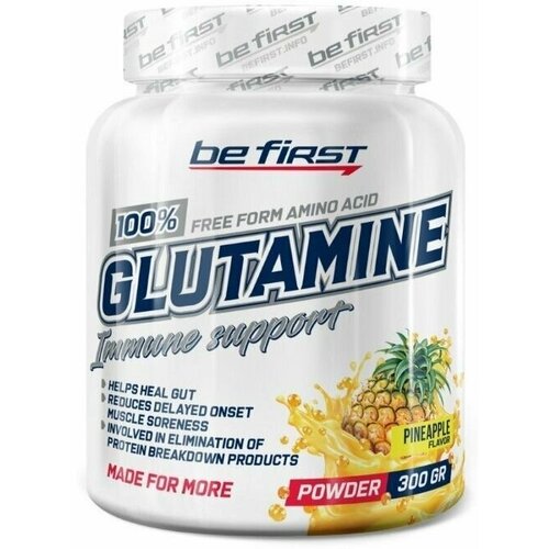 Глютамин Be First Glutamine powder 300 грамм Ананас be first glutamine powder глутамин 300 г be first