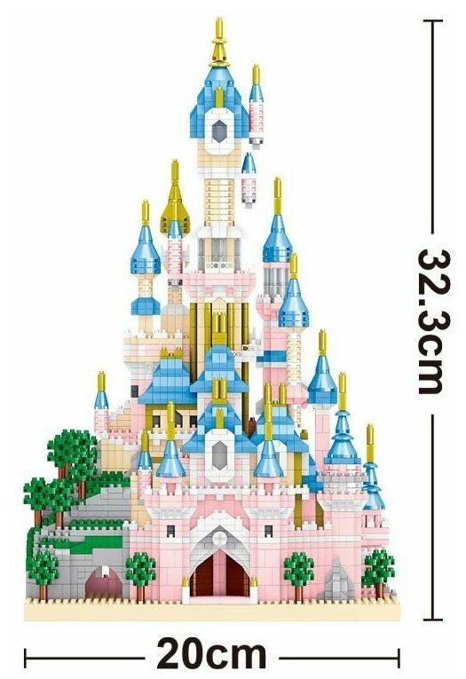 Конструктор Волшебный замок, лего совместимый, 3869 деталей