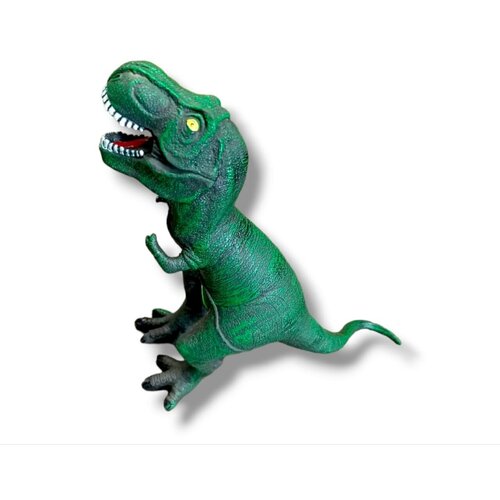 Игровая фигурка Динозавр тираннозавр зеленый со звуком 30 см