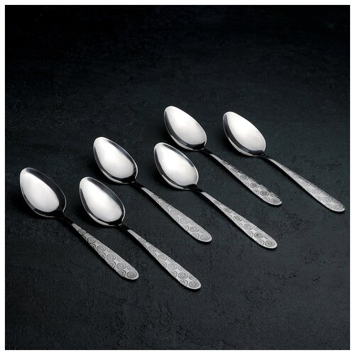 фото Набор ложек столовых 6 шт "орлеан" 20 см 3899306 доляна