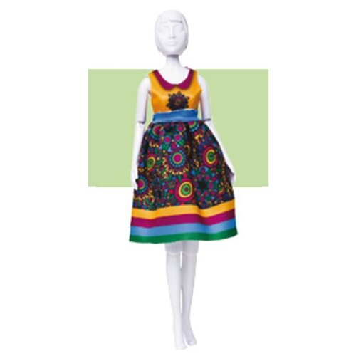 фото Набор для шитья «одежда для кукол audrey flower power №4», dressyourdoll dress your doll